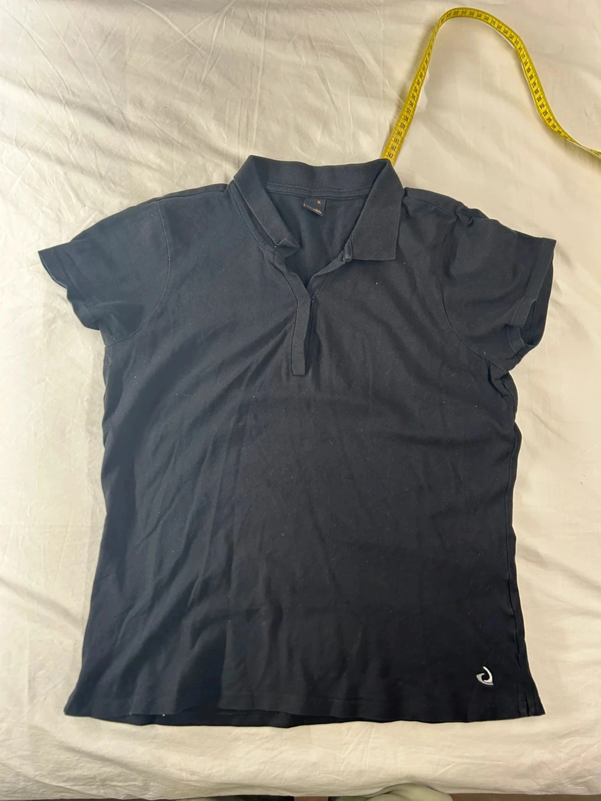 Blouse à manches courtes noire tex sport